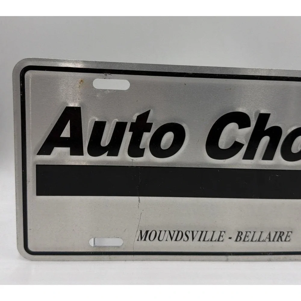 Auto Choice Dealership Metal License Plate Moundsville WV